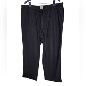 Merona Black Fleece Sweatpants Men's XXL Drawstring